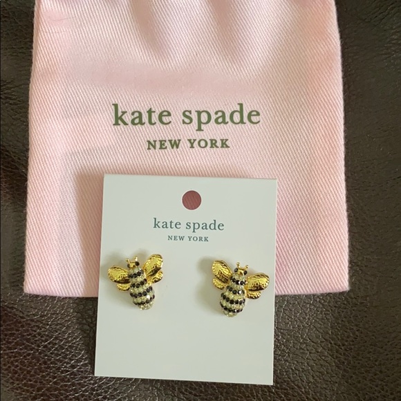 Kate spade bee earrings. 🐝 - Picture 5 of 5